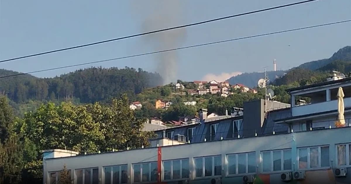 trebević ponovo gori: požar izbio iznad kuća