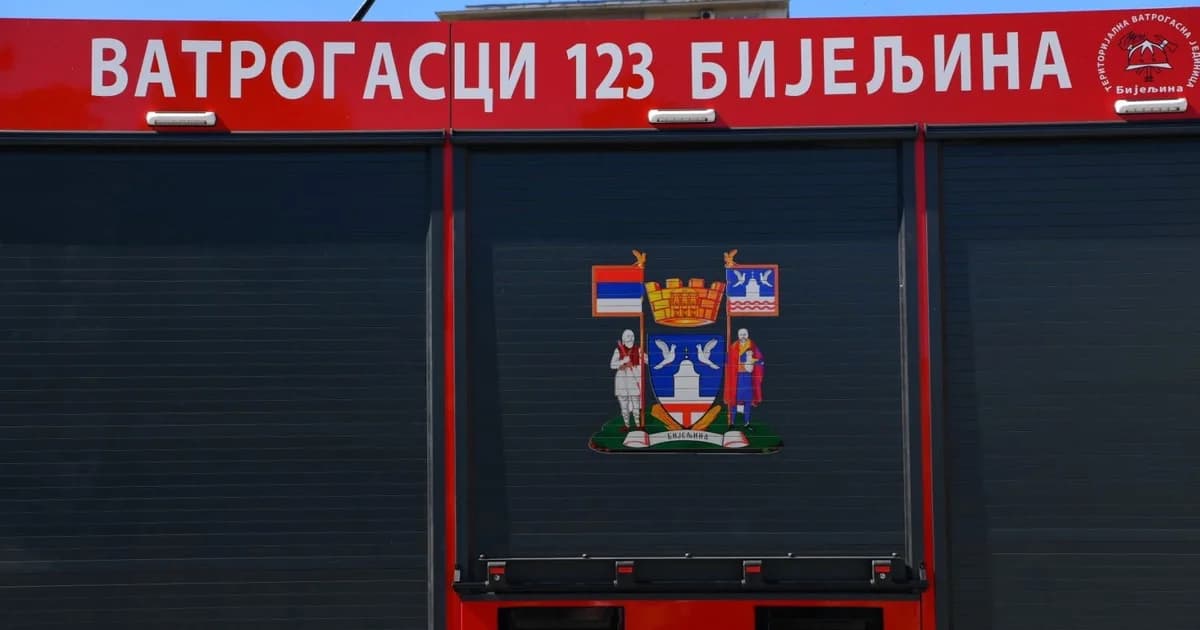 požar na obilaznici oko bijeljine