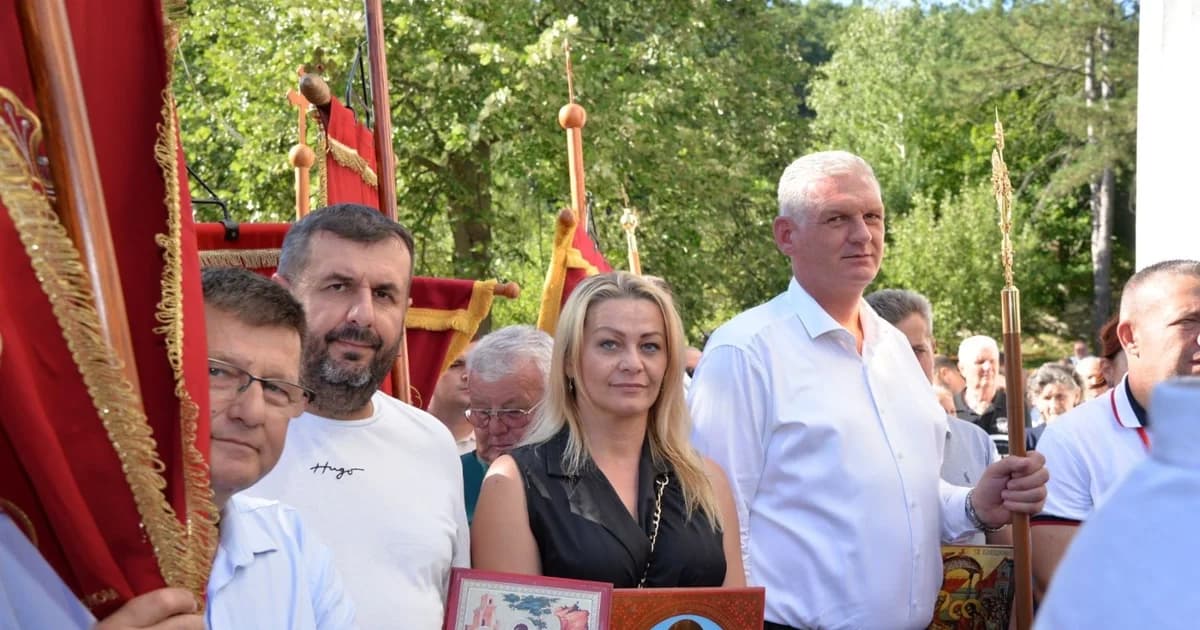 predsjednik skupštine opštine lna „ilindanskom saboru“ u požarnici