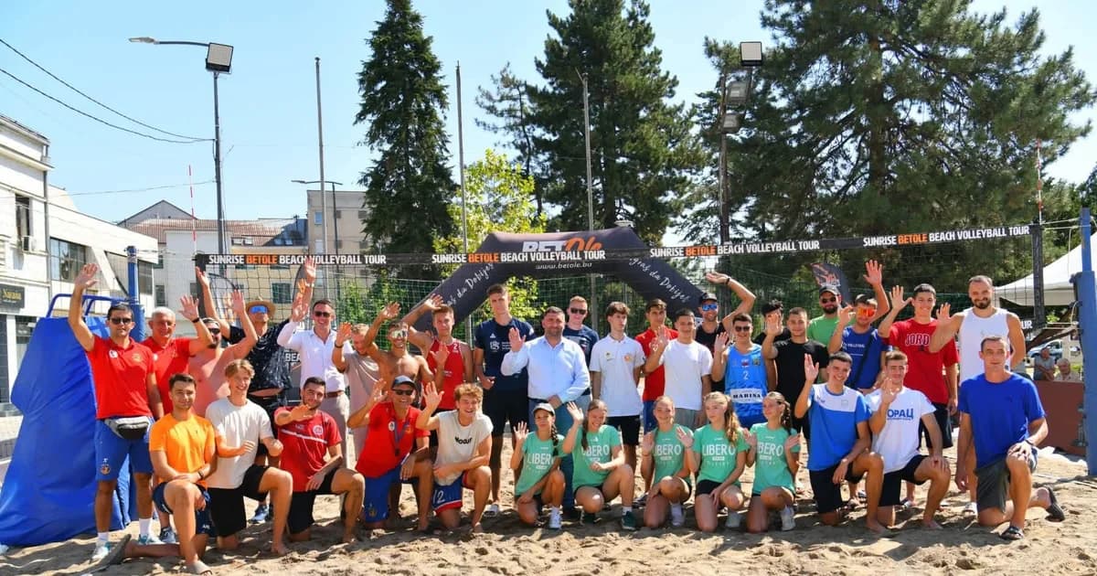 gradskim trgom odjekivali aplauzi: spektakularno finale „sunrise beach volleyball tour bijeljina 2026“