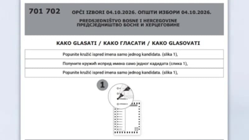 CIK BiH predstavio nove glasačke listiće: Umjesto znaka „X“ uvodi se popunjavanje kružića i skeneri