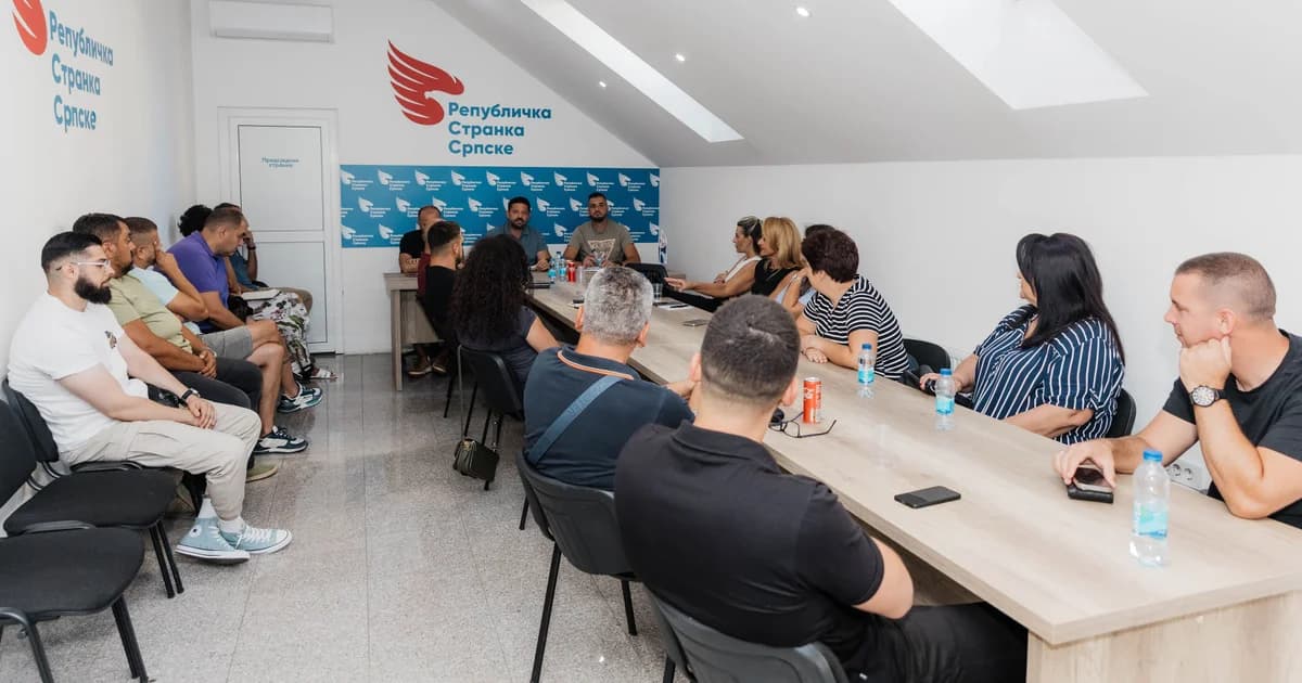  bijeljina – održan sastanak izbornog štaba rss i kandidata izborne jedinice 6  