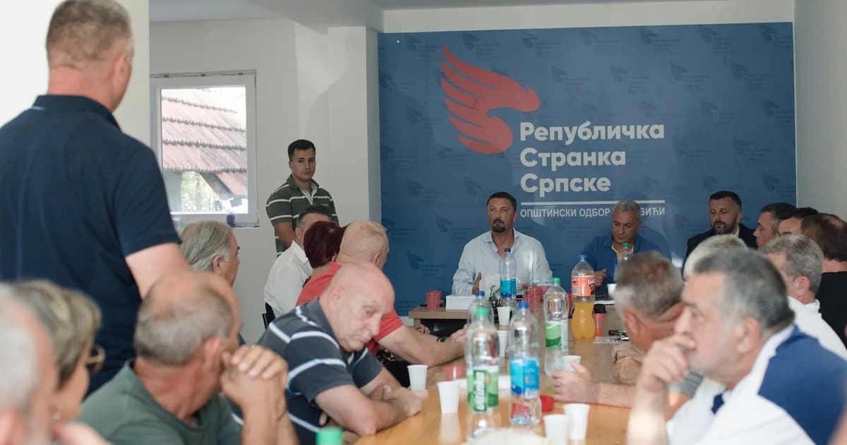slavenko ristić posjetio opštinski odbor rss šekovići: sve više članova, sve ozbiljniji rad