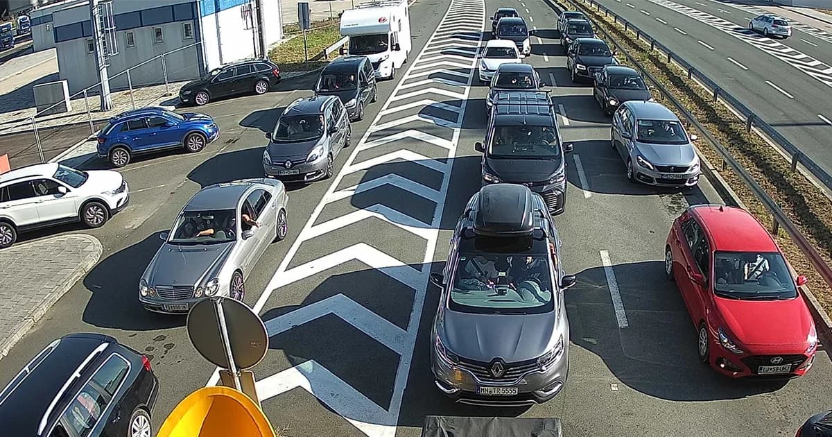 gužve na granicama: duge kolone na više prelaza