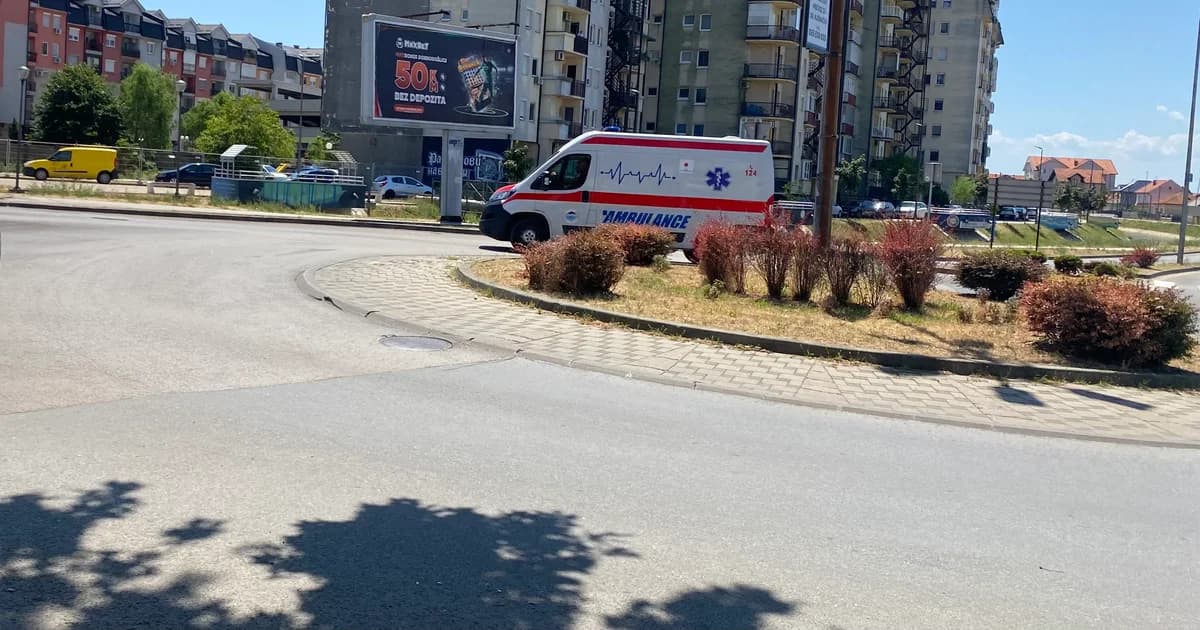 sudar u ulici nikole tesle: usporeno odvijanje saobraćaja kroz centar bijeljine