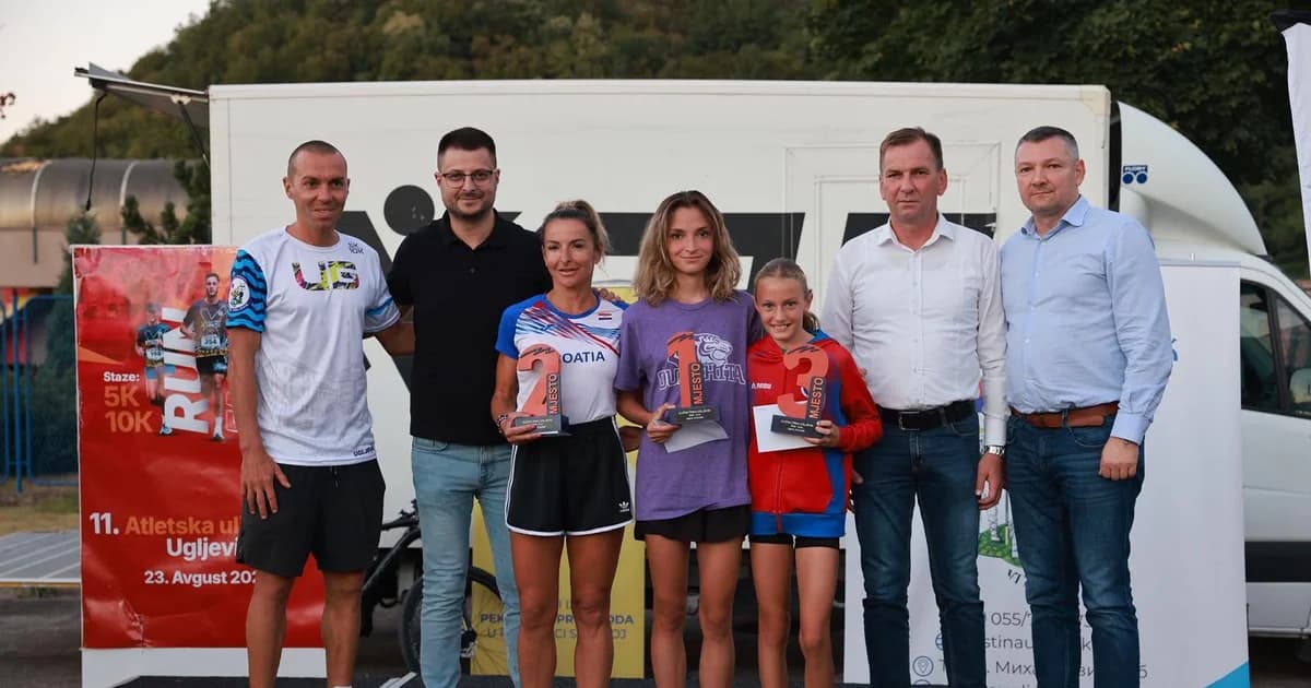 ugljevik okupio više od 600 učesnika na velikoj uličnoj trci