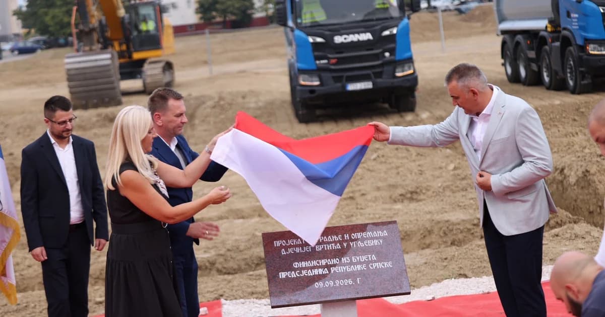 u ugljeviku počela gradnja vrtića za 250 mališana – novaković: "ovo je tek početak"