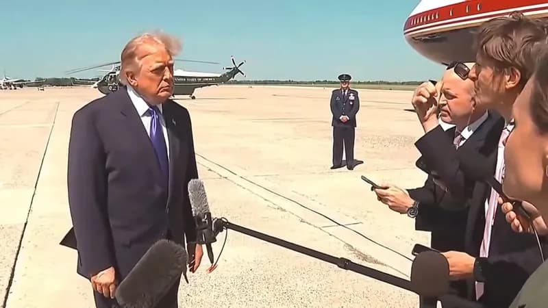 neobičan incident na avionu predsjednika sad: trampov let kasnio nekoliko sati