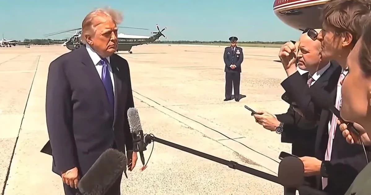 neobičan incident na avionu predsjednika sad: trampov let kasnio nekoliko sati