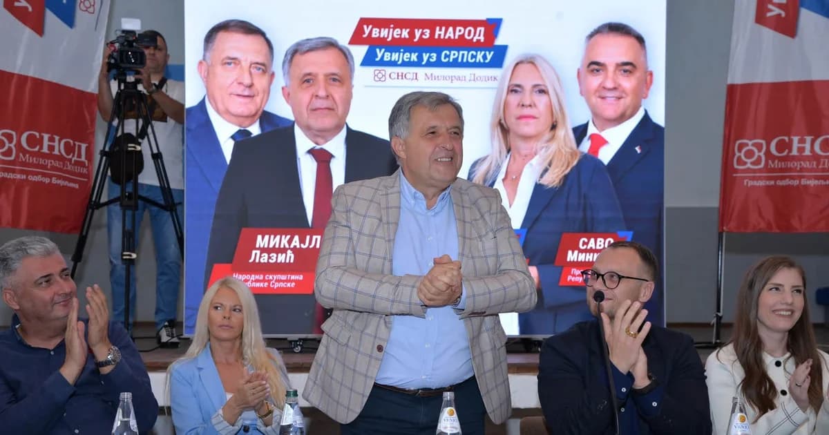snsd bijeljina održao predizborni skup u brocu i ostojićevu