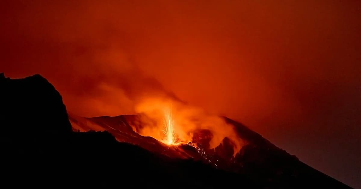 erupcija etne: otkazani svi letovi