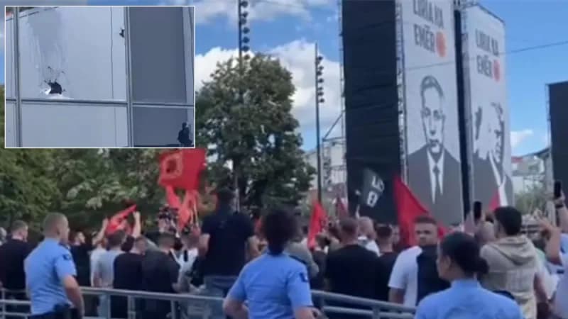 Demonstracije u Prištini nakon presuda bivšim vođama OVK: Polomljeni prozori na zgradi vlade 