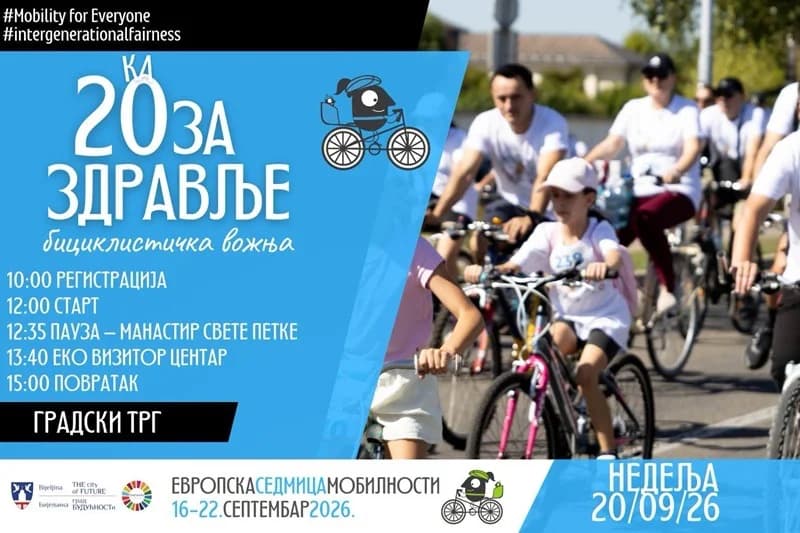 u nedjelju u bijeljini vožnja biciklima i ulična trka: učešće besplatno, nagrade do 500 km