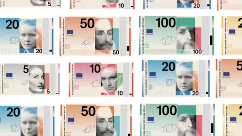 kako će izgledati nove novčanice evra?