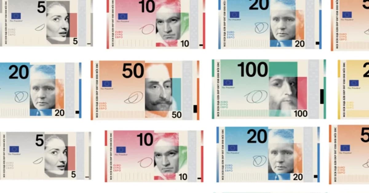 kako će izgledati nove novčanice evra?