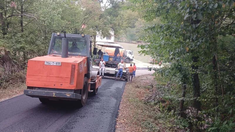 U Brusnici završen još jedan dio rekonstrukcije puta