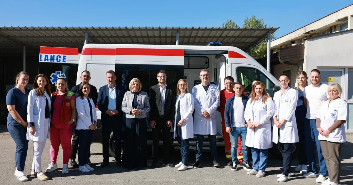 dom zdravlja ugljevik nabavio novo sanitetsko vozilo vrijedno 125.000 km