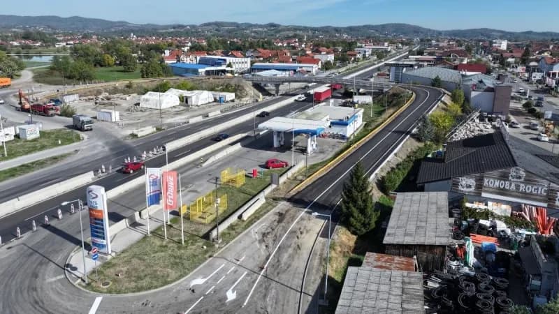 Pušten saobraćaj preko nadvožnjaka u Trnu