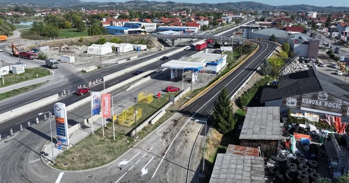 pušten saobraćaj preko nadvožnjaka u trnu