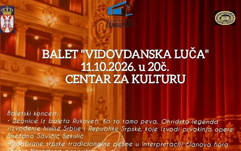 prvi put u bijeljini – balet i narodno pozorište beograd!