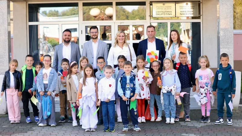 prvaci oš „aleksa šantić“ u posjeti opštini ugljevik povodom dječije nedjelje