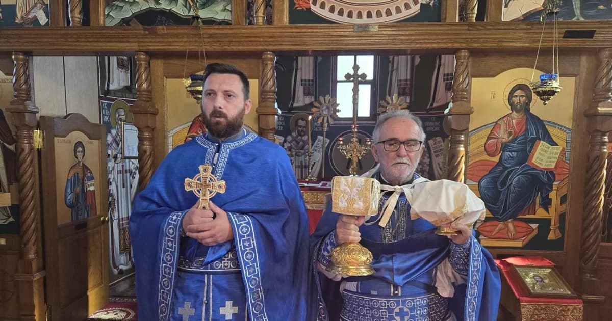 proslavljena slava hrama prepodobne mati paraskeve u mirosavcima