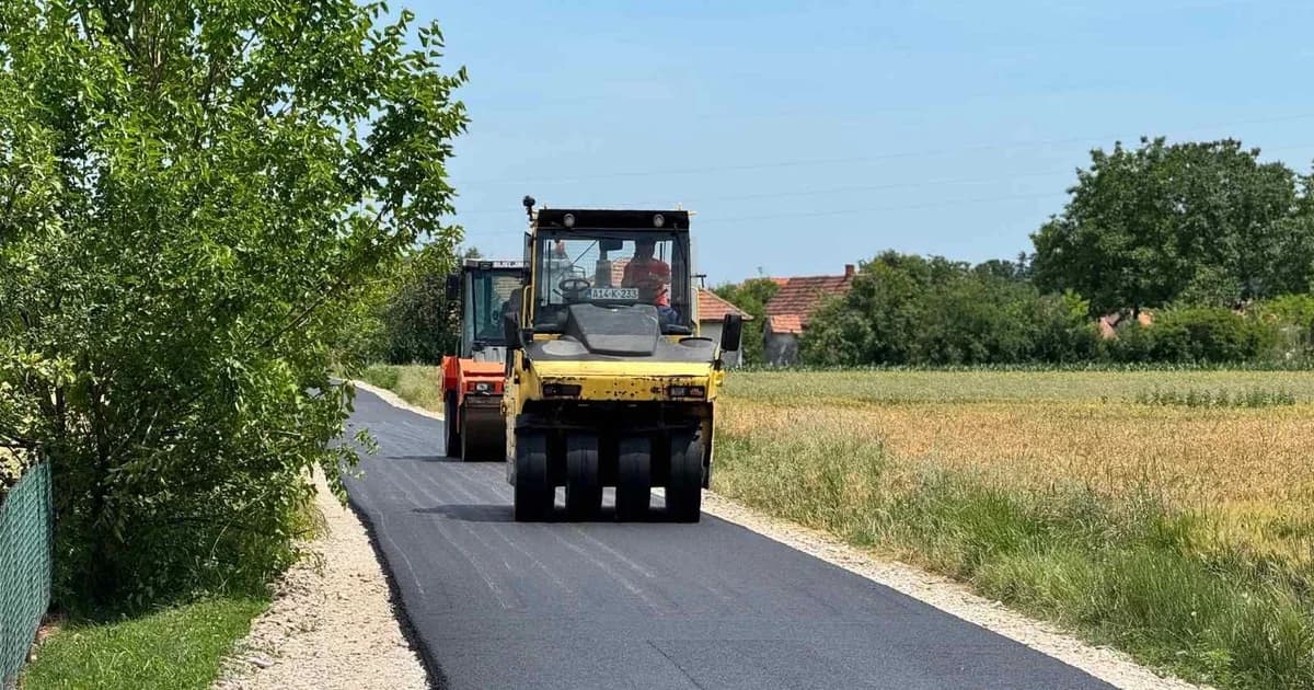 završeno asfaltiranje puta batković-stari gojsovac