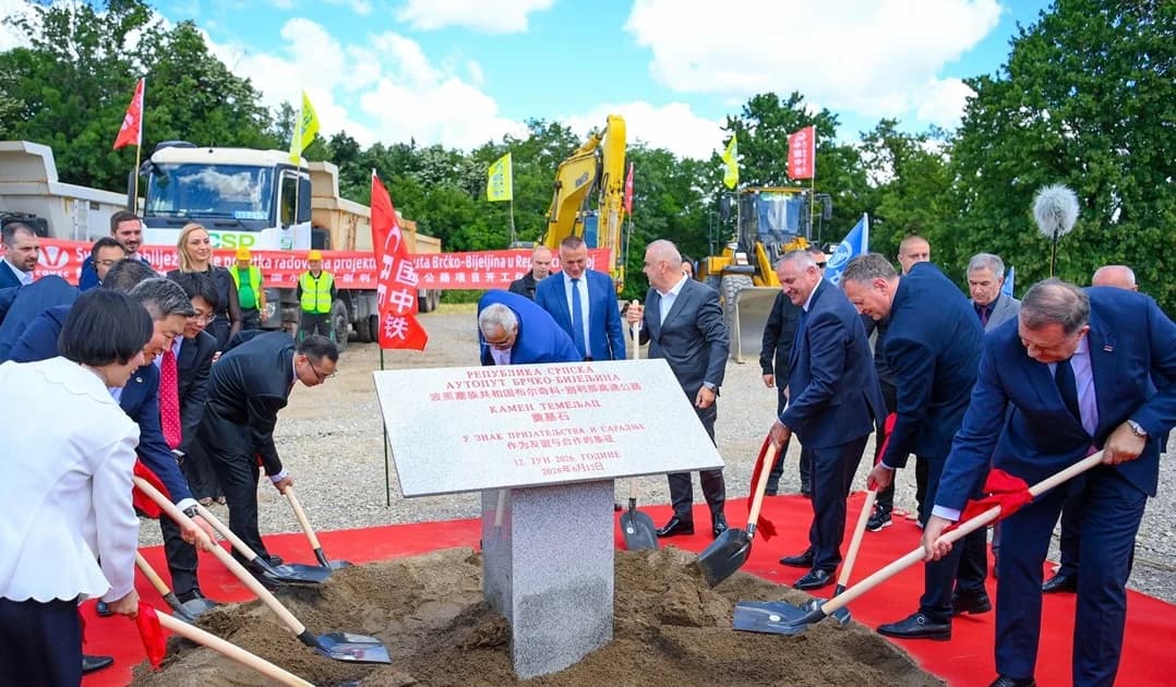 počela izgradnja dionice autoputa bijeljina - brčko