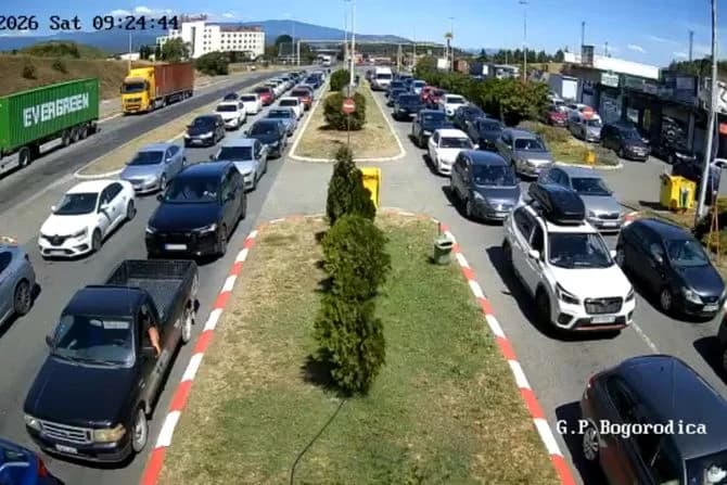 kolone vozila na graničnim prelazima prema grčkoj