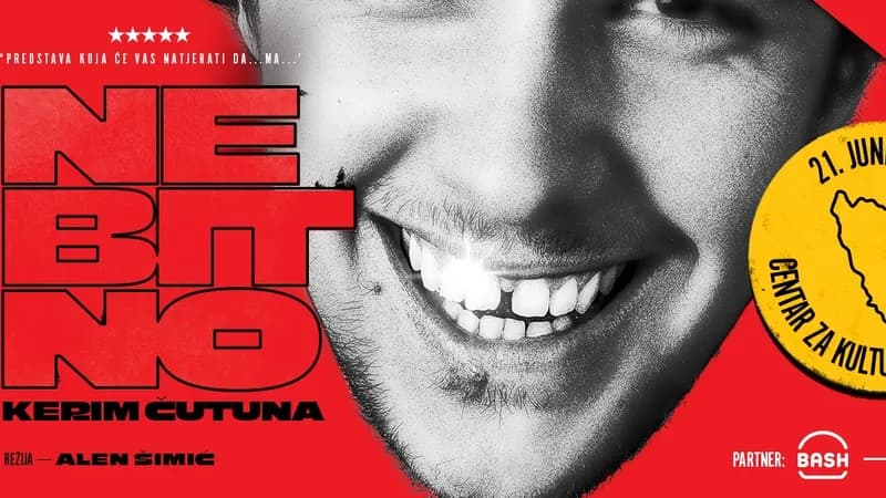 Predstava koju je do sada pogledalo više hiljada ljudi - Monodrama «Nebitno» Kerima Čutune u Bijeljini  21. juna