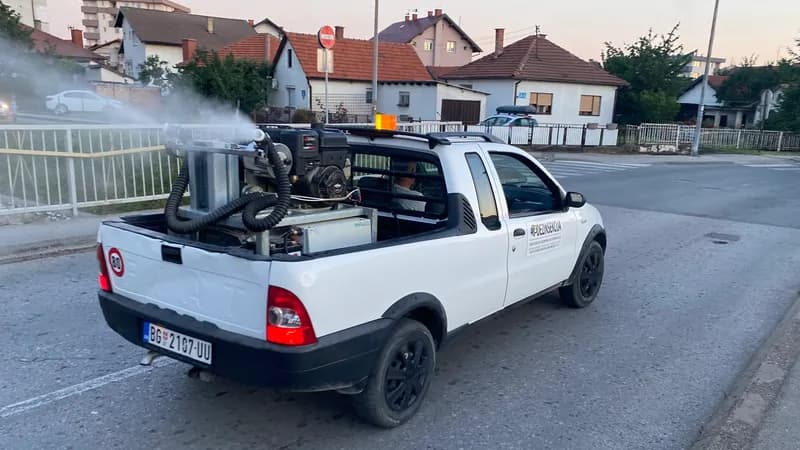Zaprašivanje komaraca 10.jula u Modranu i Suvom Polju