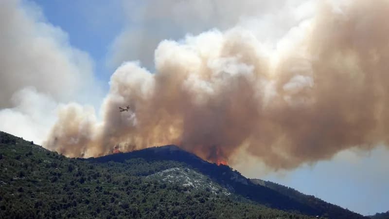 Bukti požar kod Mostara: Vatra zahvatila gustu šumu na lokaciji Potprim