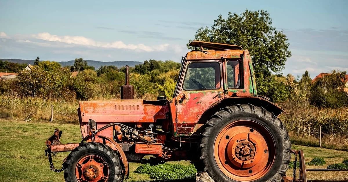 zatekao leš svinje vozeći traktor