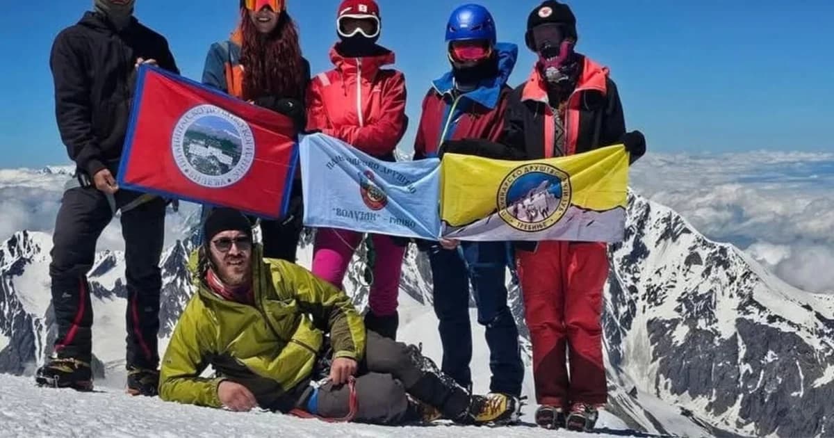 planinari iz gacka, bileće i trebinja izbjegli smrt na elbrusu