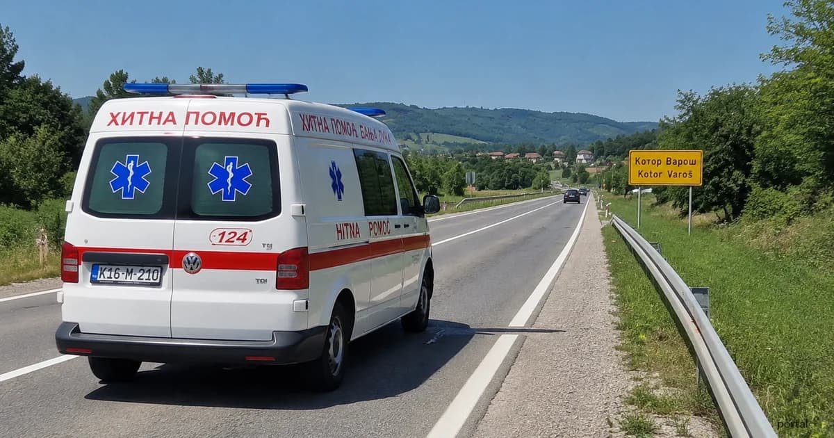 teška saobraćajna nesreća na ulazu u kotor varoš, ima poginulih
