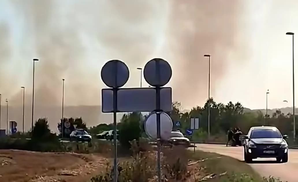 požar zaustavio saobraćaj obilnaznicom oko bijeljine