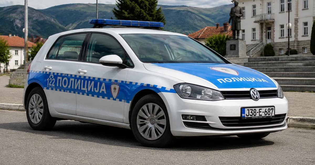 policajac povrijeđen u gacku, uhapšen vozač